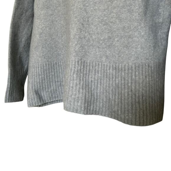 Everlane Mock Neck Wool Yak Blend Sky Blue Sweater Women's sz Small Preppy Cozy - Picture 4 of 12